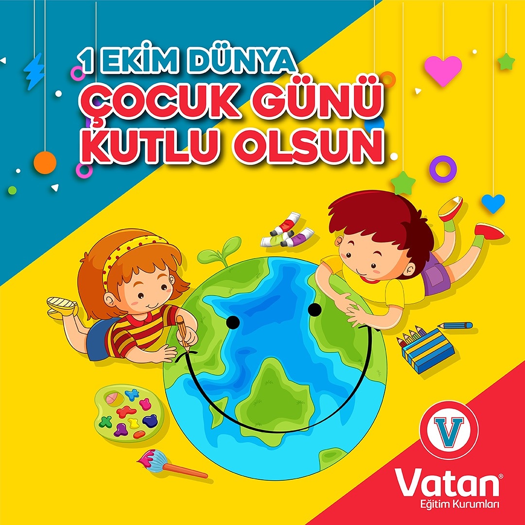 VatanEgitim's tweet photo. 1 EKİM
 DÜNYA ÇOCUK GÜNÜ
 KUTLU OLSUN. https://t.co/aLmUipSsfK