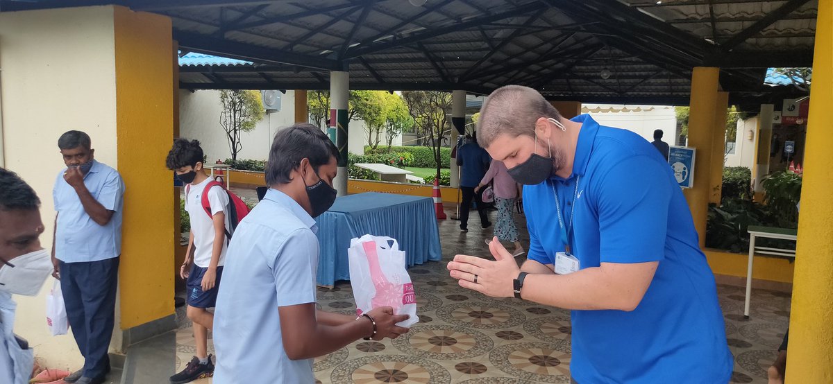 Really proud of our Leo Club members, whose fundraising events helped purchase gifts for our staffers for all the work done during the pandemic.