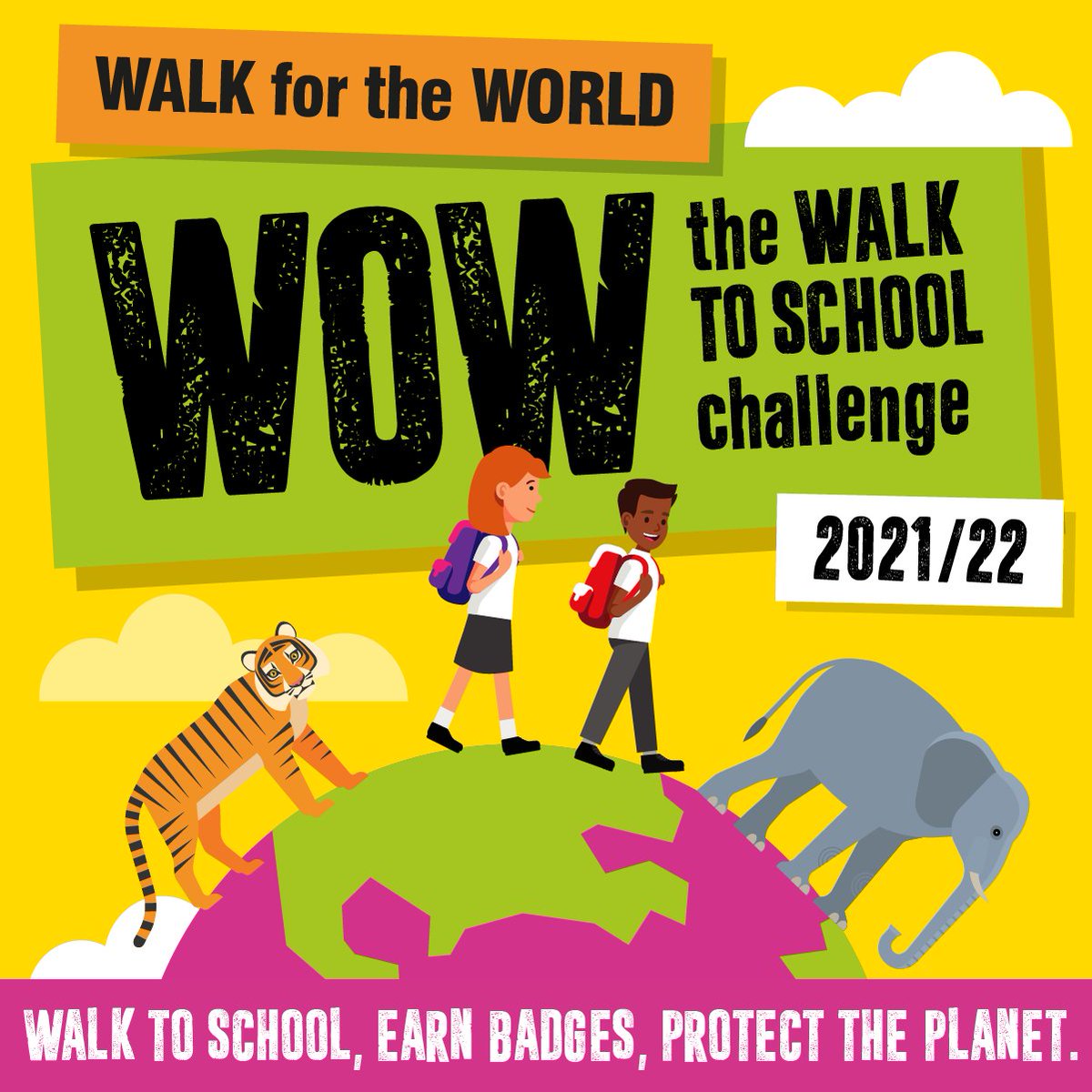 October is #InternationalWalkToSchoolMonth providing a great opportunity to get the whole family moving, whilst reducing your carbon footprint! <a href="/livingstreets/">Living Streets</a> have some great ideas and resources available! Will you #WalkToSchool this month? Share your photos below.