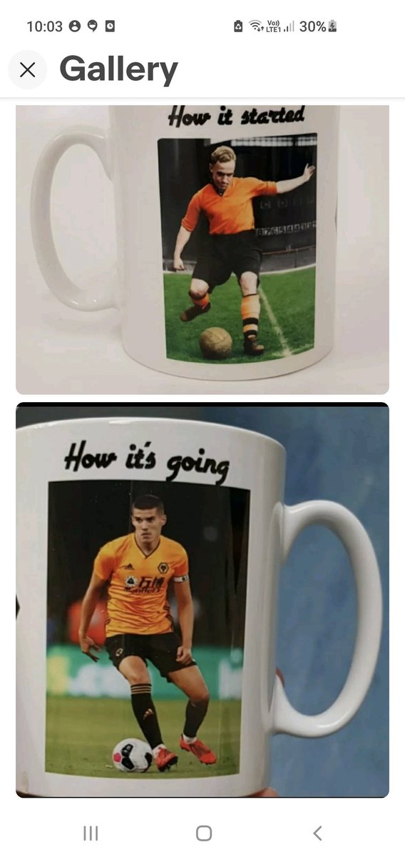vickywright5459's tweet photo. @TheBillyWright1 
I've had some messages asking me
 if these mugs are still available?
They were on sale around this time last year ..as early Xmas pressies for all my lovely
 #WWFC friends  
I'm thinking of getting some more made..?🤔
please DM if you are interested 
🧡🖤🧡🖤🐺 https://t.co/IKcspIKPKG