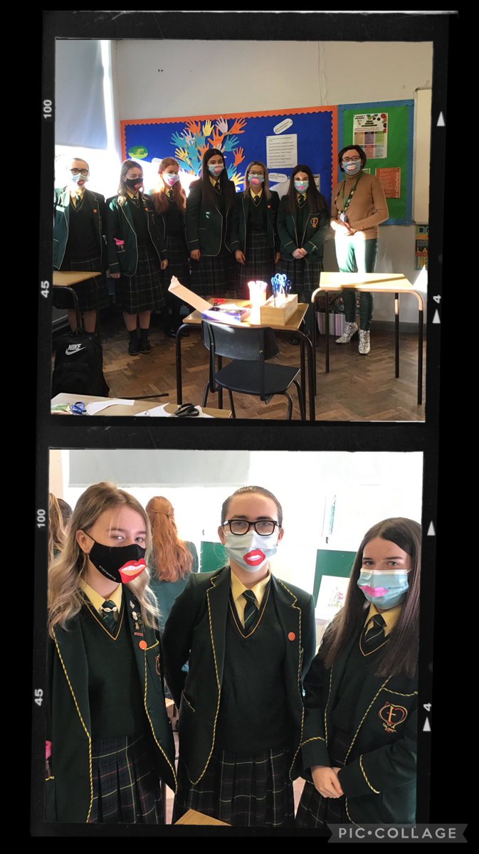 CCArdMhacha's tweet photo. Mrs Devlin agus Bl.12 celebrating World Smile Day! Great effort everyone! #smileinstyle #styleyoursmile https://t.co/2hK9esV1ru