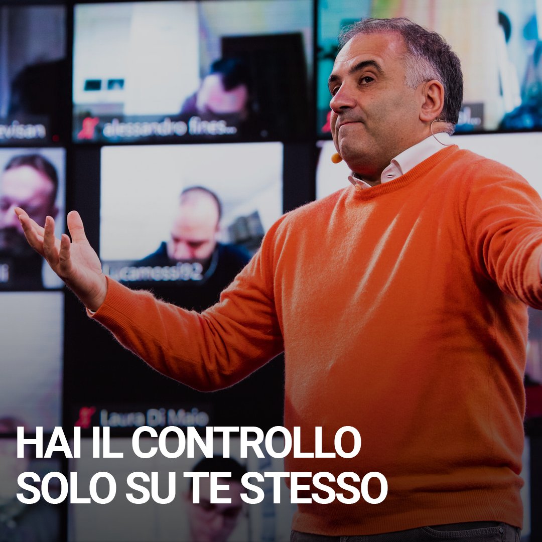 Ogni volta che pensi di essere felice grazie a qualcosa che avviene all’esterno, ricorda che hai il controllo solo su te stesso 😉