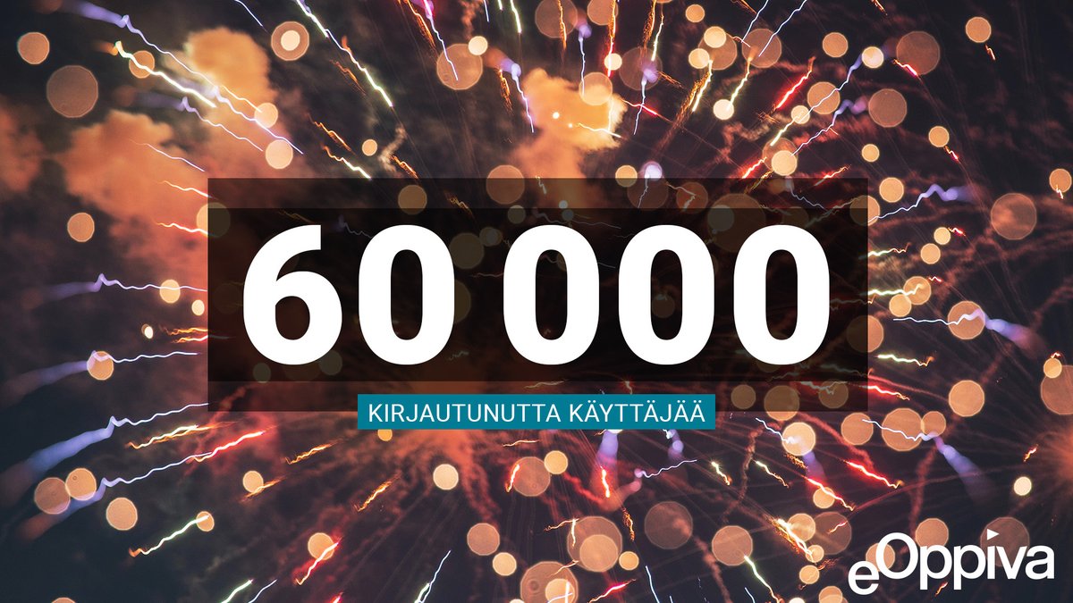Se on siinä!🥳🥳🎉🥂 👇👇👇

Kiitos ihan jokainen #töissävaltiolla, joka olet palveluumme kirjautunut! 

Teille me tätä teemme #jottajokainenvoisioppia ajasta ja paikasta riippumatta 365/24/7. 🙏😇

<a href="/HAUSfi/">HAUS.fi</a>
