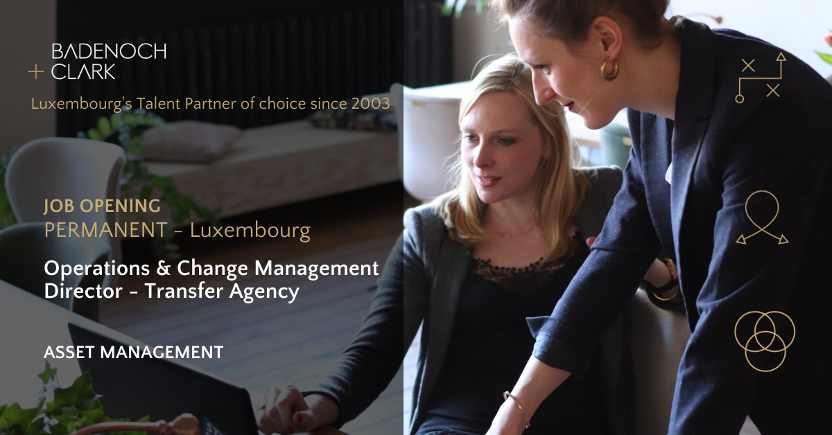 BadenochClarkLU's tweet image. #newjobalert 🔎| A great opportunity to have a #leadership role in a global financial institution managing a team responsible for the execution of the #operationalstrategy of #transferagency &amp;amp; #fundaccounting ⬇️

bit.ly/3aaA3bL

#badenochandclarkluxembourg #talentpartner