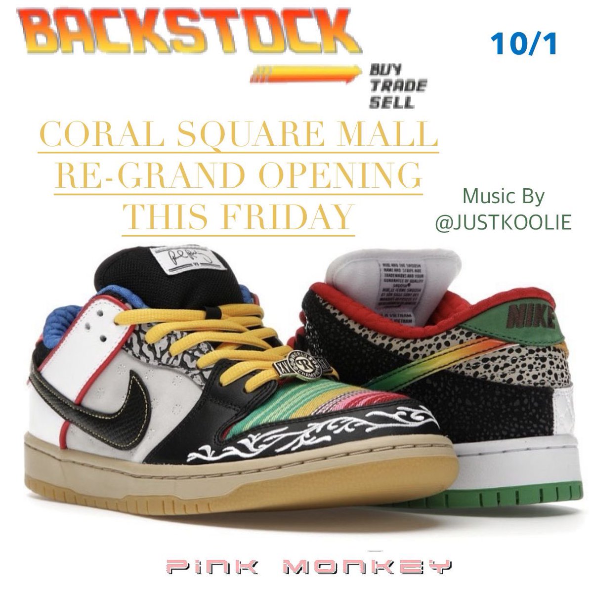 justkoolie's tweet photo. TODAY - Re-Grand Opening of #BackStock Coral Square Mall
- Giveaways
- Live DJ
- Games
- Food
- Grand Opening Specials
- & Guest appearances
Pull Up come support black owned business !! https://t.co/NZvofJ8LXU