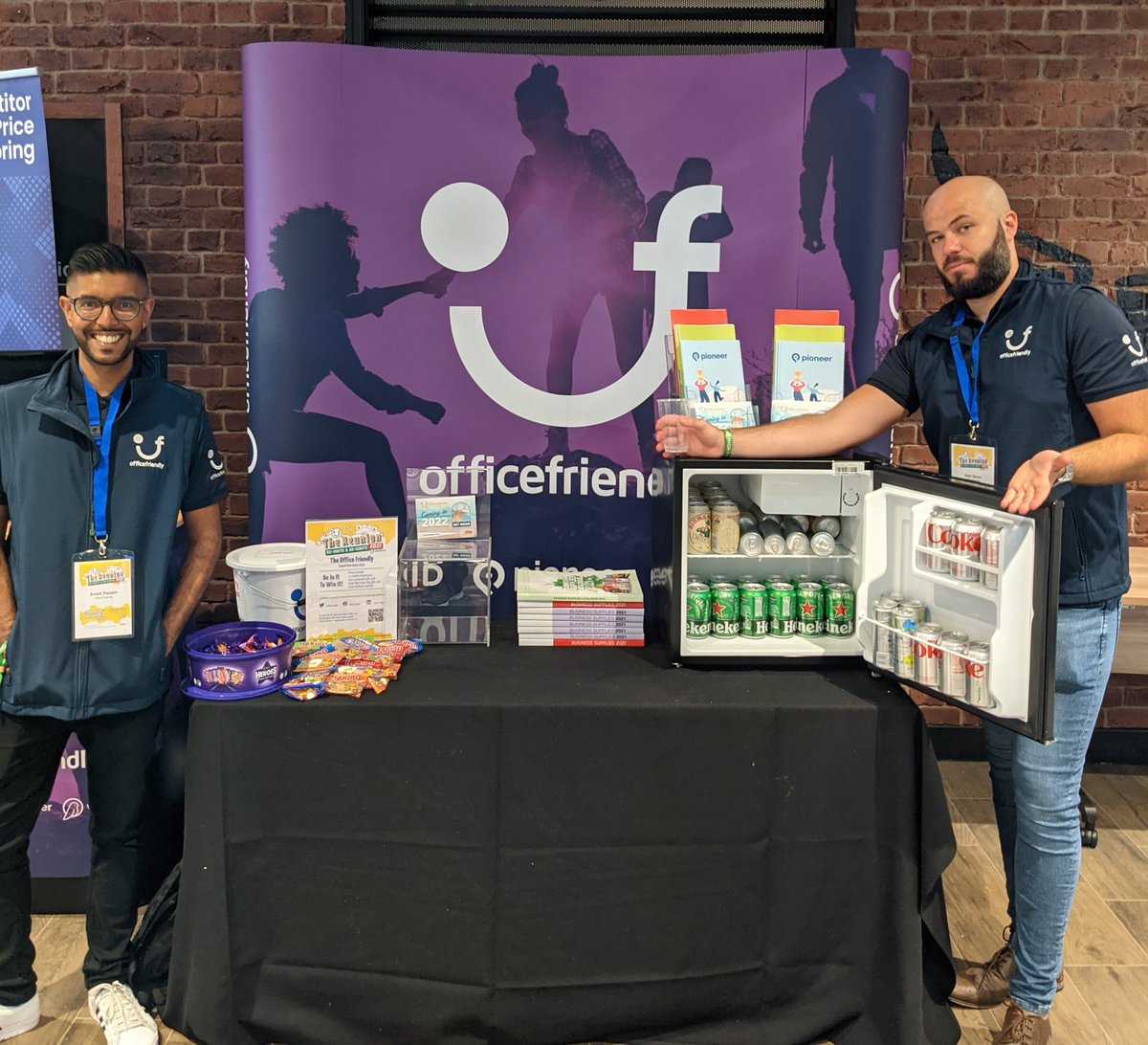 officefriendly's tweet photo. Starting from 1pm after lunch come visit the Office Friendly stand at the #OFReunion21 speak to us about how we can help your business, and take part in our prize draws!
Come grab a treat from our little fridge ππ» https://t.co/6KGRYZNcLL
