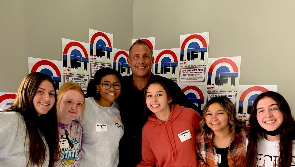 <a href="/LIFTWYO/">LIFT Wyoming</a> is changing students lives!  Had a blast speaking to these young leaders. Thank you <a href="/coachgrogan52/">Tom Grogan</a> &amp; Sommer Grogan for your vision to develop student leaders in Wyoming.  #Lead  #Inspire #Fulfill #Together