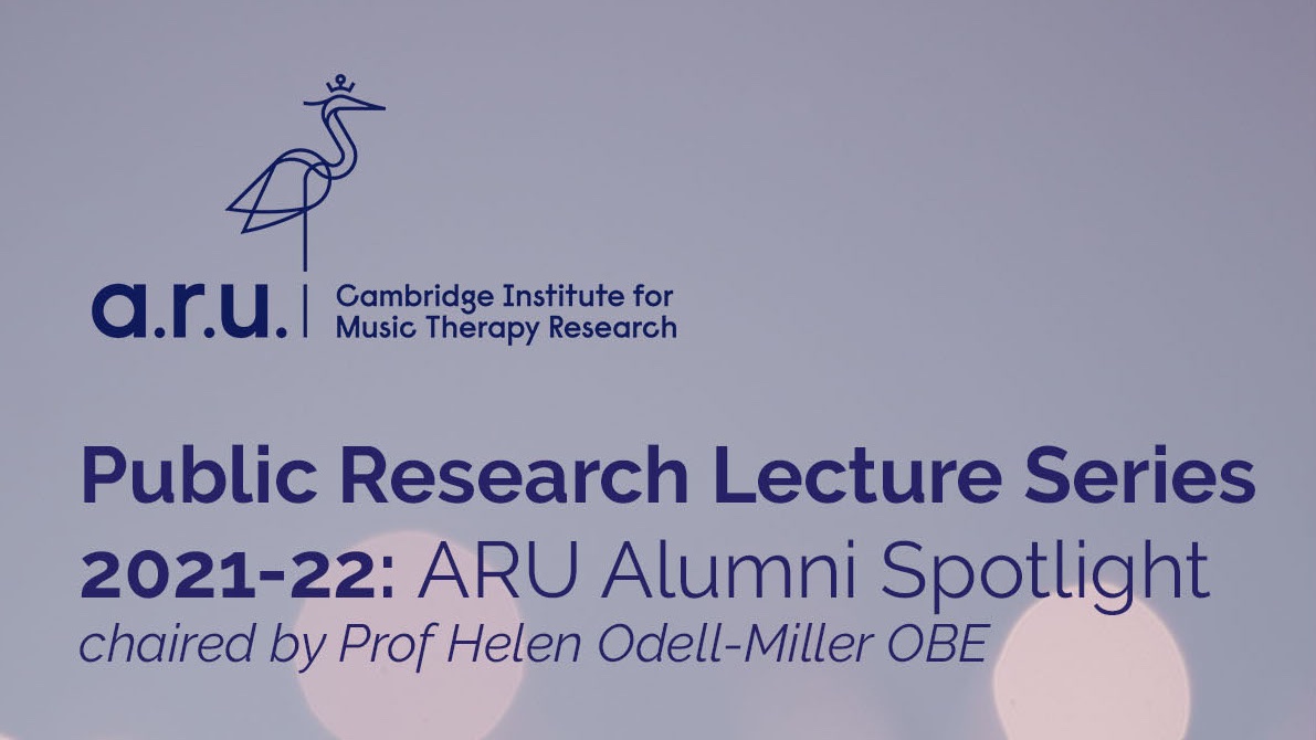cimtr_aru's tweet photo. The CIMTR Public Research Lecture Series 2021-22 launches in 2 weeks! This trimester we present the ARU Alumni Spotlight, welcoming back music therapy alumni from around the world to our webinar series🌎 #CIMTRwebinar #AHSSLearningCommunity @ARUCreative @ARU_AHSS https://t.co/H0ul8VL3EJ