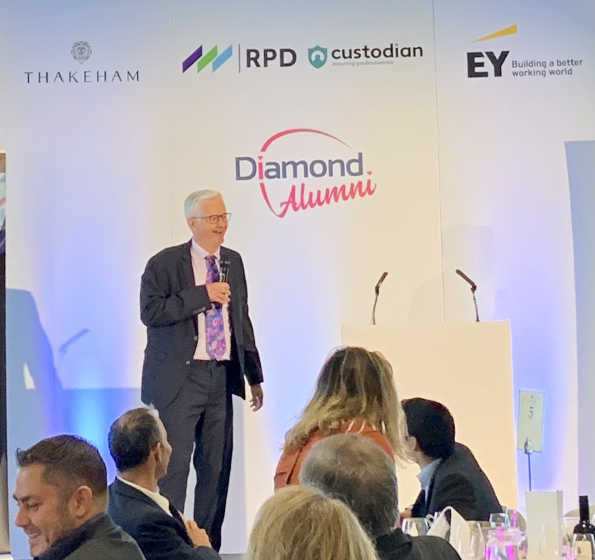 MidnightComs's tweet photo. At @GrandBrighton today for the @gdbmembership Alumni lunch with @mayowynnebaxter - lovely to see so many faces IRL! #diamondalumni @steveinbrighton doing a great job as compère as per usual https://t.co/EMdfr3XH6S