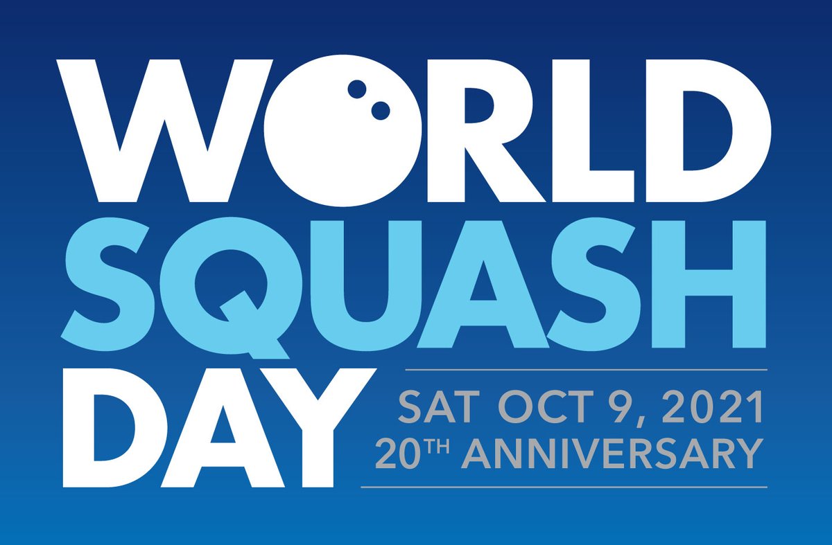 WorldSquashDay's tweet photo. World Squash Day is the only global squash campaign providing a platform to grow the grass roots of our wonderful sport. After a tough year and more of Covid, we hope that every club and federation will be on board. 
#allinthistogether
#squashfun
@WorldSquash https://t.co/N5kXZmXIK5