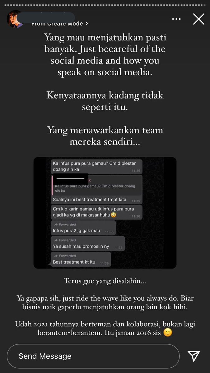 Tea! Langsung di klarifikasi sama mba awk nih