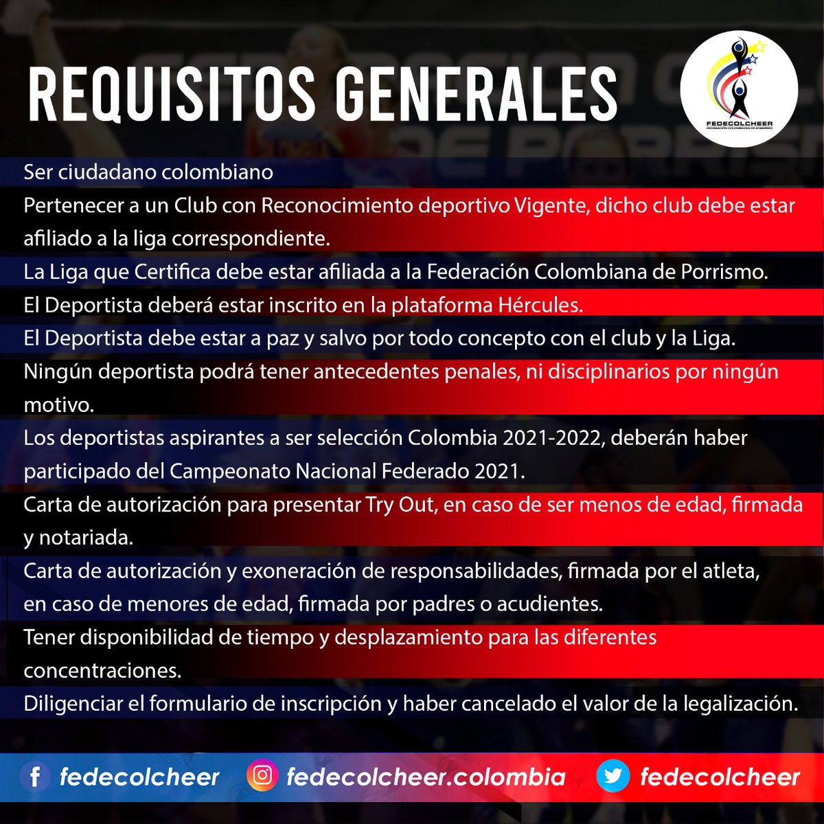 Federación Colombiana de Porrismo - FEDECOLCHEER tweet media