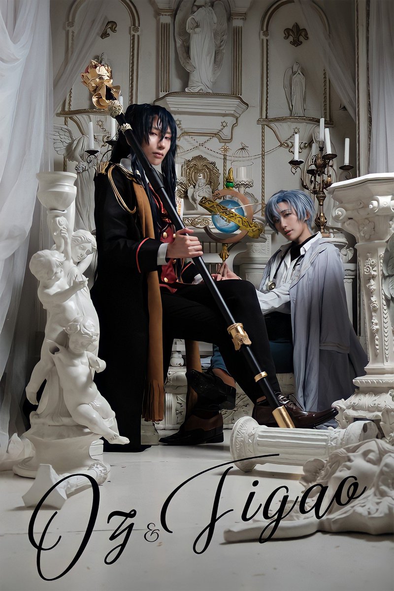 gingareina's tweet photo. 【コスプレ/魔法使いの約束】

+ﾟ*｡:ﾟ+◆─∞─◇.+ﾟ*｡:ﾟ+◆─∞─◇

　　　　神様だった男

　　　　　　と

　　　　魔王だった男

+ﾟ*｡:ﾟ+◆─∞─◇.+ﾟ*｡:ﾟ+◆─∞─◇

フィガロ*世界レイナ
オズ*きみき @tttttaakaa
P*執事

#まほやく_cos https://t.co/QGGuq32QmU