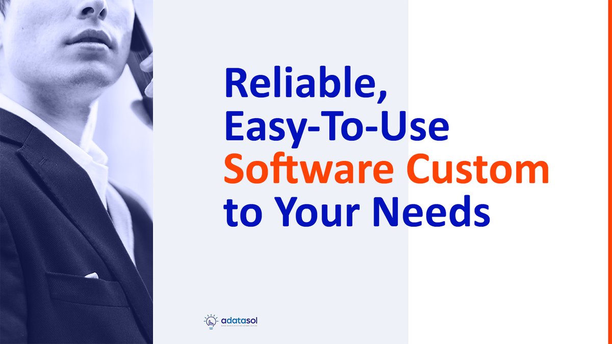 adatasol's tweet image. From basic one-screen workflows to full ERPs, Adatasol can help you create the valuable technology needed to help your business thrive!

Meet us at EO Nerve and find out more!

#VisionarySoftware #CustomSoftwareSolutions
buff.ly/3t2NhQr