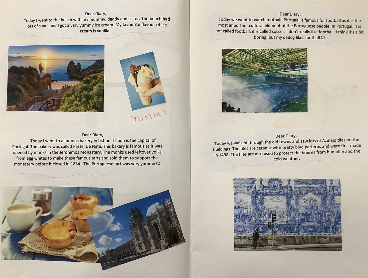 PeelparkClass11's tweet photo. Learning log homework on Portugal. #peelpark #dayoflanguages https://t.co/IDdkt3BaRN