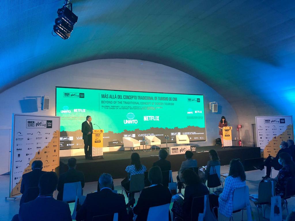 EU4BCC's tweet photo. Honoured to have had General Secretary of UNWTO @pololikashvili &amp; @GeorgiainSpain Ilia Giorgadze, at the "Iberseries Platinum Industry (IPI)" event @BA_Georgia - @EU4BCC_Tourism , for the #tourismsector in Madrid https://t.co/UvRT3XXWT3