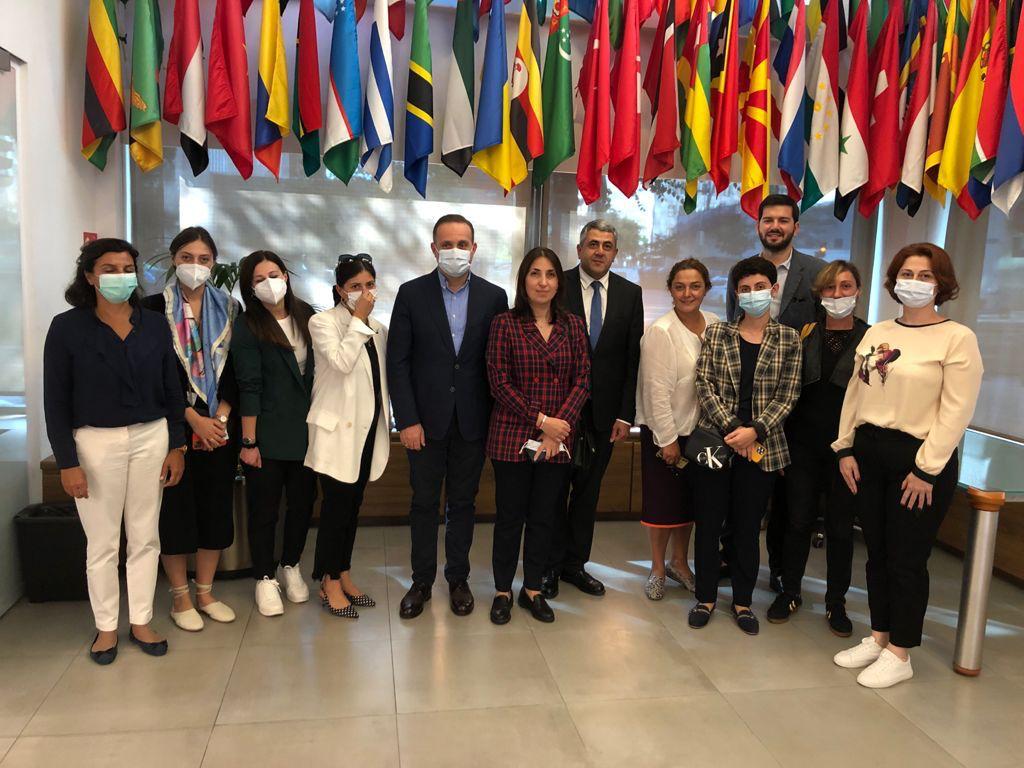 EU4BCC's tweet photo. Honoured to have had General Secretary of UNWTO @pololikashvili &amp; @GeorgiainSpain Ilia Giorgadze, at the "Iberseries Platinum Industry (IPI)" event @BA_Georgia - @EU4BCC_Tourism , for the #tourismsector in Madrid https://t.co/UvRT3XXWT3