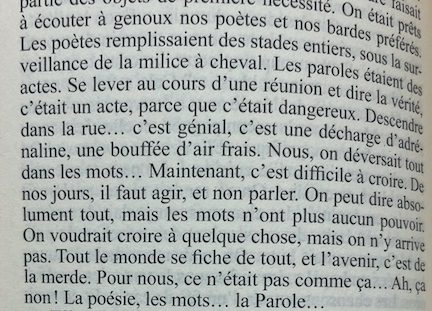 TacTac_'s tweet photo. "De nos jours, (...) on peut dire absolument tout, mais les mots n'ont plus aucun pouvoir."
(Svetlana Alexievich, Prix Nobel de littérature 2015, La guerre n'a pas un visage de femme) #VendrediLecture https://t.co/EpMQ76s3hj