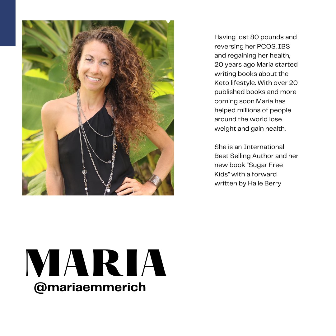 KetonesP's tweet photo. I got to talk to @MariaEmmerich on the podcast for Episode 45!

She also shared her prior relationship with food and her struggles with weight early on. Maria also shared her thought process in ultimately making a decision to change her lifestyle completely. #ketosuccess #keto https://t.co/w8MTmo1LR3