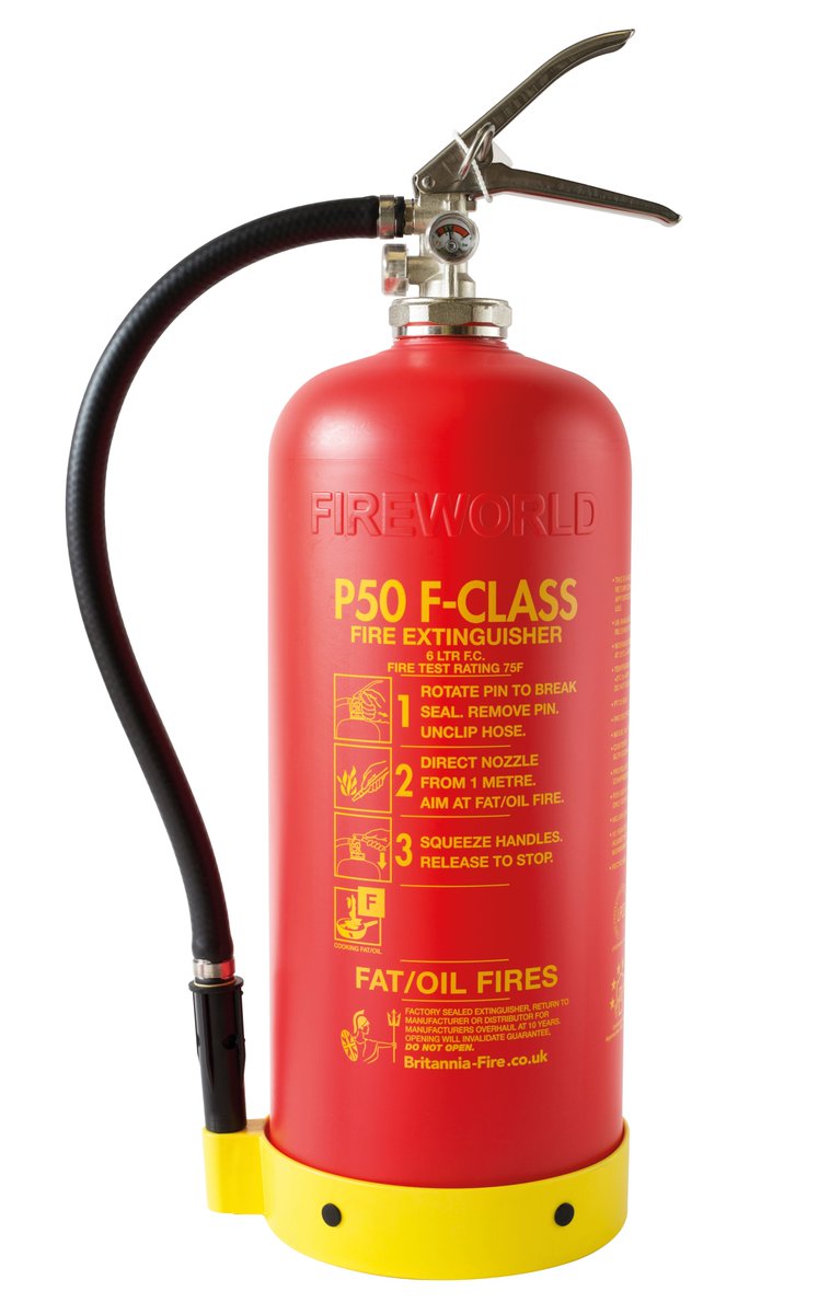 Fat Fry..day!
Do you have a kitchen with a deep fat/oil fryer?
You will need a F-Class extinguisher as fire protection and what better than our P50, with no corrosion and simple in-house maintenance.
#fireextinguisher #p50fireextinguisher #firesafety #fireprotection