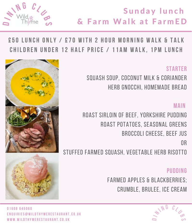 wtrestaurant's tweet photo. Another collaboration with @RealFarmED coming up in #october. Chance to enjoy #Sunday #lunch with optional #farm walk and talk on Sunday, 17 #October at this beautiful local venue outside Shipton-Under-Wychwood 01608 645060
#game season #autumn #September #diningclub #farming https://t.co/RIp2HOj7PH