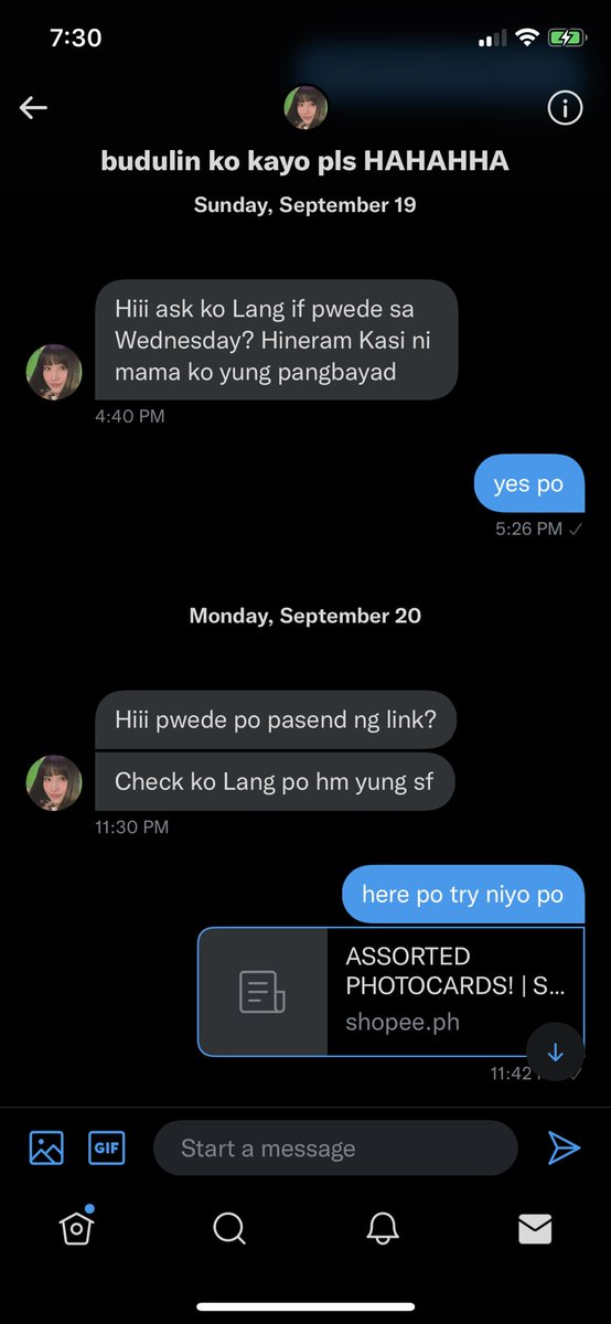 mochikartph's tweet photo. ‼️‼️‼️BOGUS BUYER‼️‼️‼️

@/nicolettebudols 
tinanggap ko po cod as mop, reservation ay umabot halos ng 1 week, and kahapon chinat ako na ngayon daw niya irereceive kaya unreachable, tapos ngayon nirefuse to accept the order. Please be aware po! nicole gigliotti po ang name https://t.co/9SNu2yr7KI