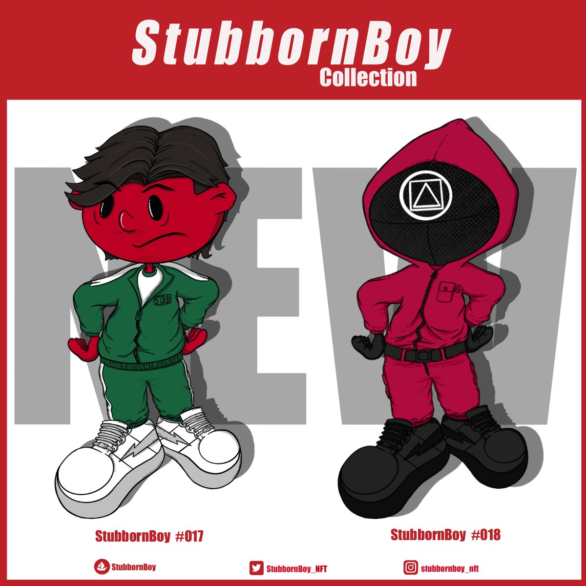 StubbornBoy_NFT's tweet image. ☠️NEW DROP NEW DROP☠️
StubbornBoy Squid Game  #017-#018 #SquidGame
0.01 ETH  Available now at 

opensea.io/collection/stu…
#NFT #NFTTHAILAND #nftcollector #NFTs #NFTdrop #NFTcollection #nftart #OpenSeaNFT #opensea #squidgamefanart