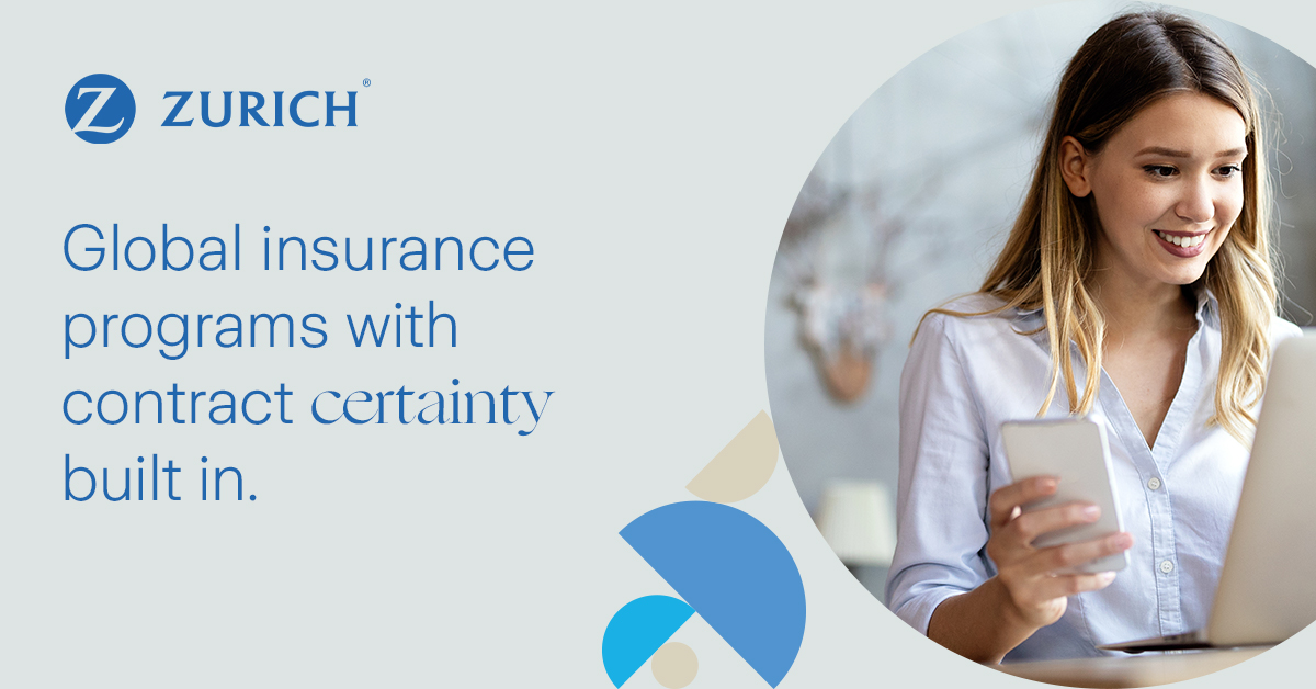Zurich's tweet photo. An automated contract certainty process can ensure there’s no potential leakage in a global insurance programme. See how it works 👉 https://t.co/5u9NuoXpl5 #ContractCertainty #ZurichInternationalPrograms https://t.co/9jaQKD5Qkr