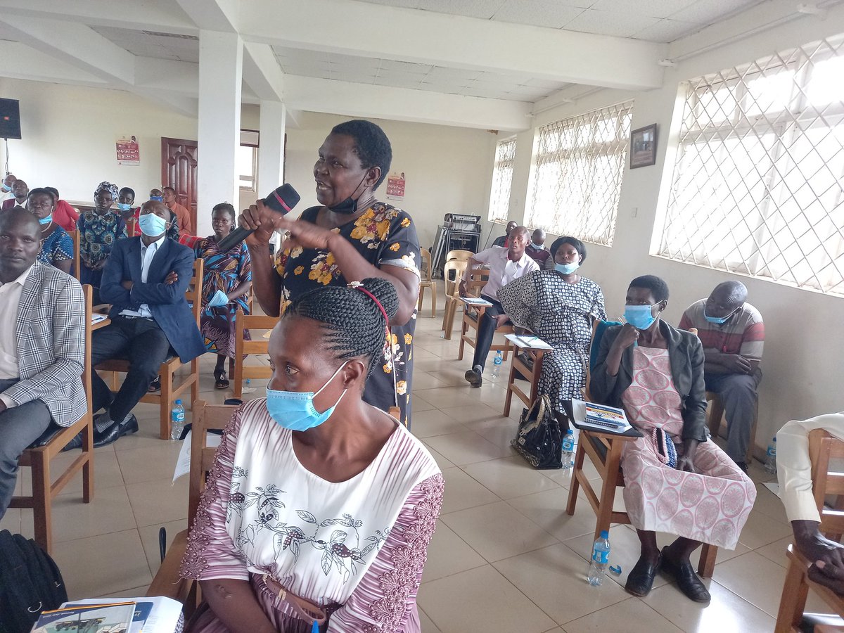 BugisuNGOForum's tweet photo. Session 4: Dr. Mulyanyuma takes the leaders of #Manafwa DLG through Development Planning & Budgeting processes. But first, the Mission & Vision of Manafwa DLG, & how they are aligned with Uganda's Development Goals. @ngoforum Induction Seminar #BugisuRegion #NGOBlueprint https://t.co/qG3yMwi7mE