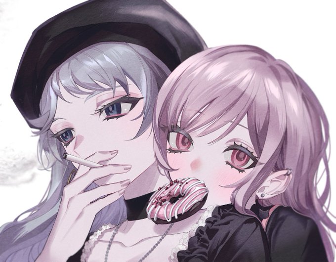 コミッションで描かせていただきました🍩🚬 