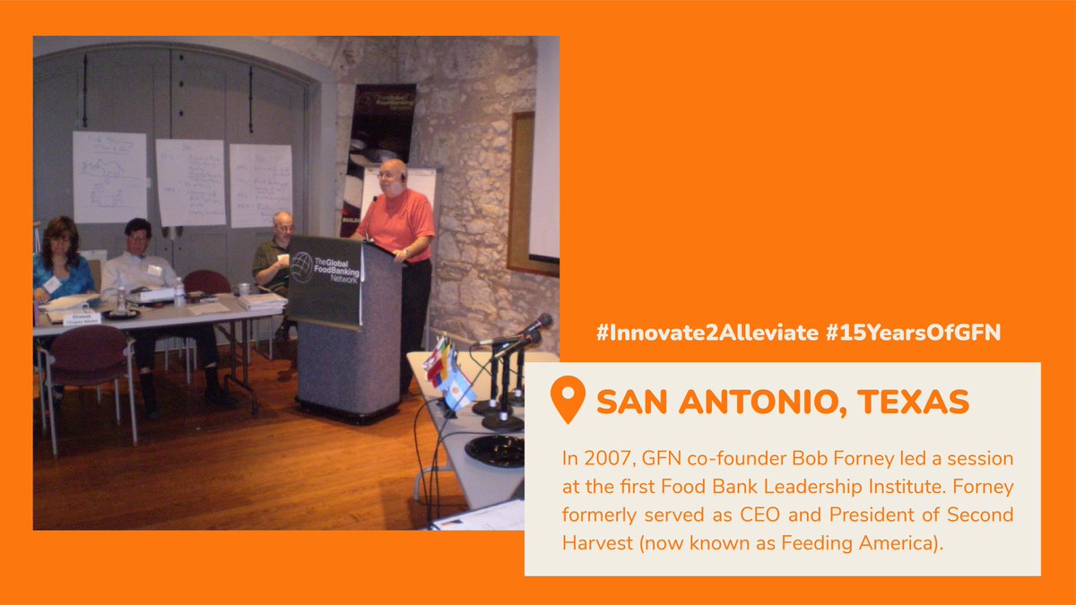 foodbanking's tweet photo. In 2007, GFN established the #FoodBank Leadership Institute (#FBLI) as a space for food bankers and partners across the globe to connect, collaborate, and learn from each other.
📍 San Antonio, Texas
🌎 23 attendees from 9 countries https://t.co/VXEr5ovNyU