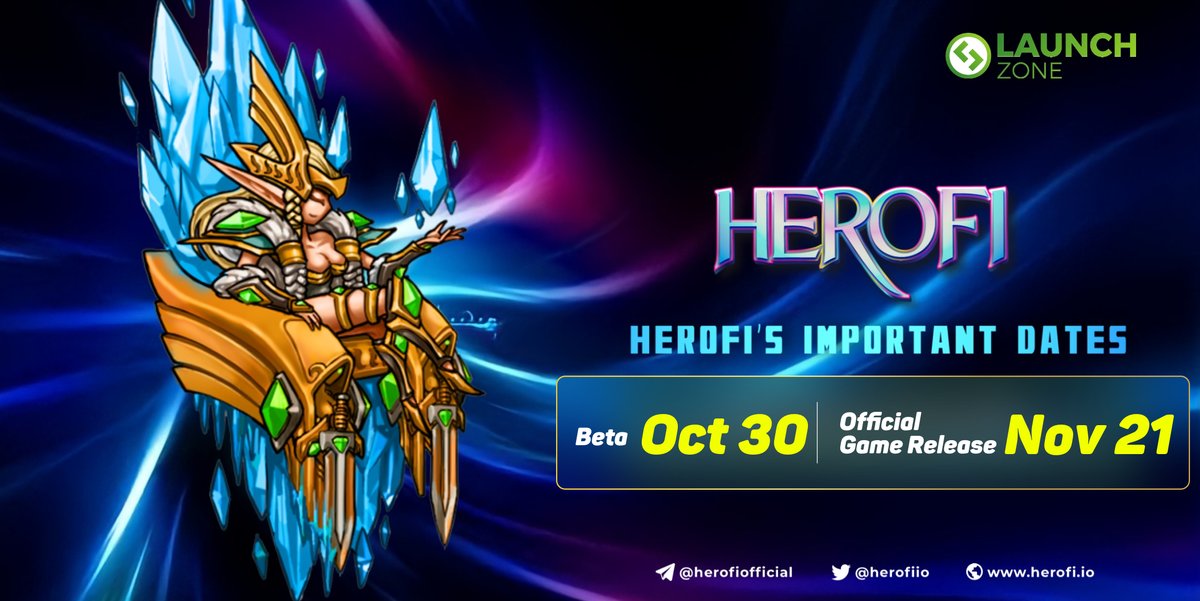 HeroFiio's tweet photo. HEROFI IMPORTANT DATES ‼️
We have an official announcement about upcoming events’ timeline for our beloved HeroFi users
Details to be found 👉 https://t.co/xbkz4A80Pv
#HeroFi $HEROEGG $ROFI #GameFi #GenesisHero #NormalHero https://t.co/dSuFpiQ1ai