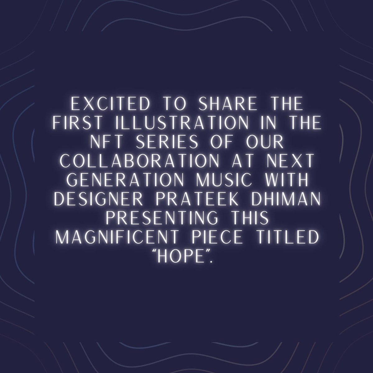genrenextmusic's tweet photo. Excited to share the first illustration in the #NFT series of our collaboration: @genrenextmusic X @digital_om
with designer @prateekdhiman07
presenting this magnificent piece titled โHOPEโ
#nextgenerationmusic #digitalom #genrenext #digitalomnft #psychedelicart #nftart https://t.co/TnYBVHioGG