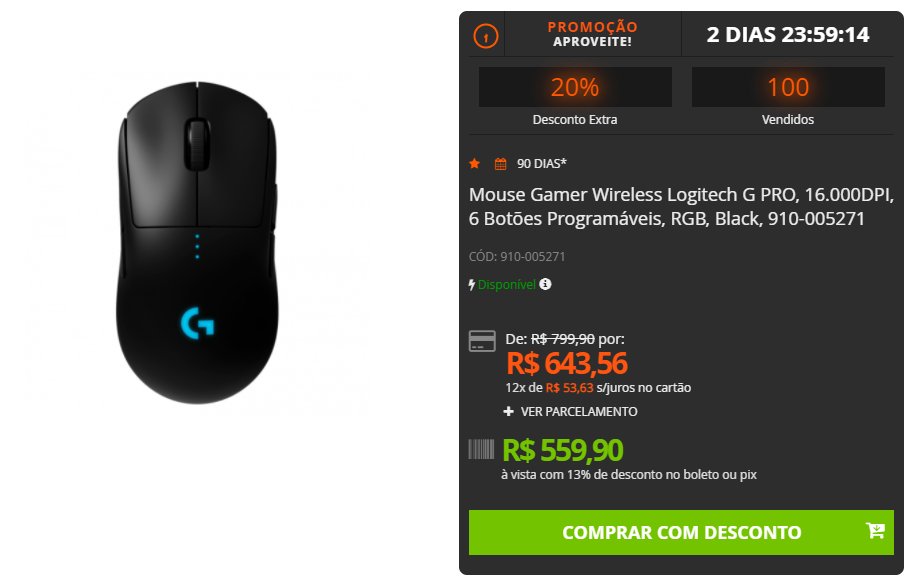 grape_tec's tweet photo. Meu camarada, olha quem abaixou de PREÇO, um dos melhores Mouse Gamer sem fio do mercado!!! 😍
https://t.co/9ui54QNi2C
#terabyteshop #grapetec #logitechbrasil #logitech #mousegamer #mouselogitech https://t.co/a77jbkEysJ