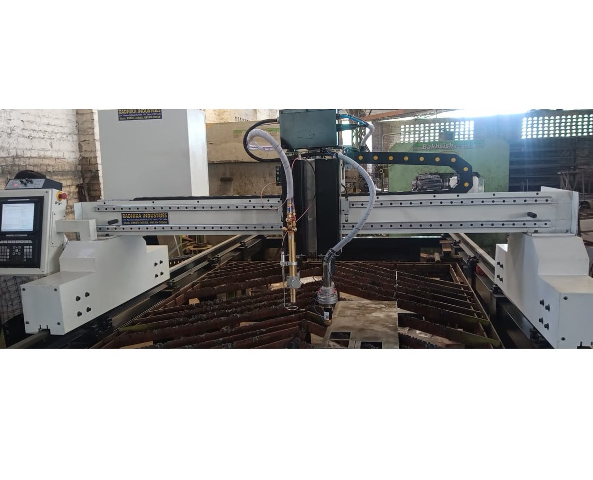 RadhikaInd_'s tweet image. CNC Plasma Cutting Machine Installation Process Completed in Ghagga 😇
.
.
#cncplasmacuttigmachine #installationprocess #installationcompleted✔️ #makeinindia #kurali #punjab #ghagga