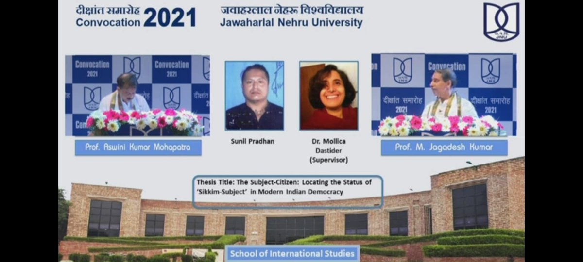Convocation JNU. PhD Degree