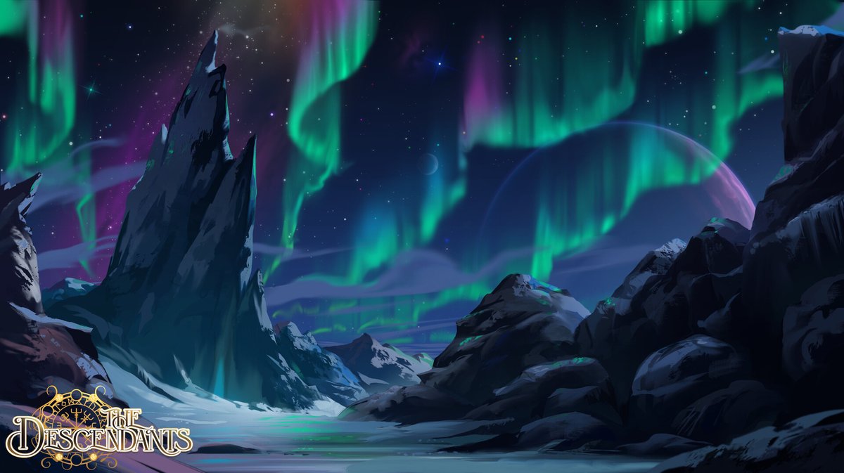 Sketch vs Finished rendering ✨

Work done for <a href="/TD_Animated/">The Descendants</a>! 💖