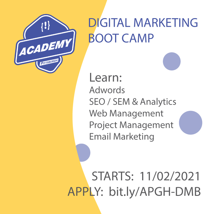 New Course Announcement!

Break into a new career working in #digitalmarketing. 
Classes held nights &amp; weekends.

Scholarships available for #nonprofit #workers.
...An #IncomeShareAgreement instead of upfront #tuition.

bit.ly/APGH-DMB
#seo #sem #googleanalytics #adwords
