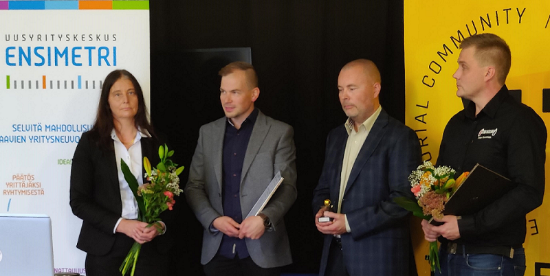 Ensimetrin Vuoden Uusyrittäjä 2021 -palkinnon sai Metsän Woima Oy ja kunniamaininnan sai Ikaset Oy. 🌷Onneksi olkoon!
ensimetri.fi/vuoden-uusyrit…
#ensimetri #vuodenuusyrittäjä #metsänwoimaoy #ikasetoy #yrittäjyys