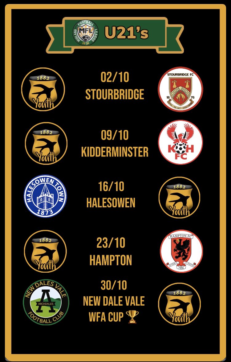 Cracking month of football for the u21s <a href="/MidlandLeague/">Capelli Sport Midland Football League</a> <a href="/StourportSwifts/">Stourport Swifts FC</a> <a href="/Stourportswift1/">Stourport Swifts u21</a>