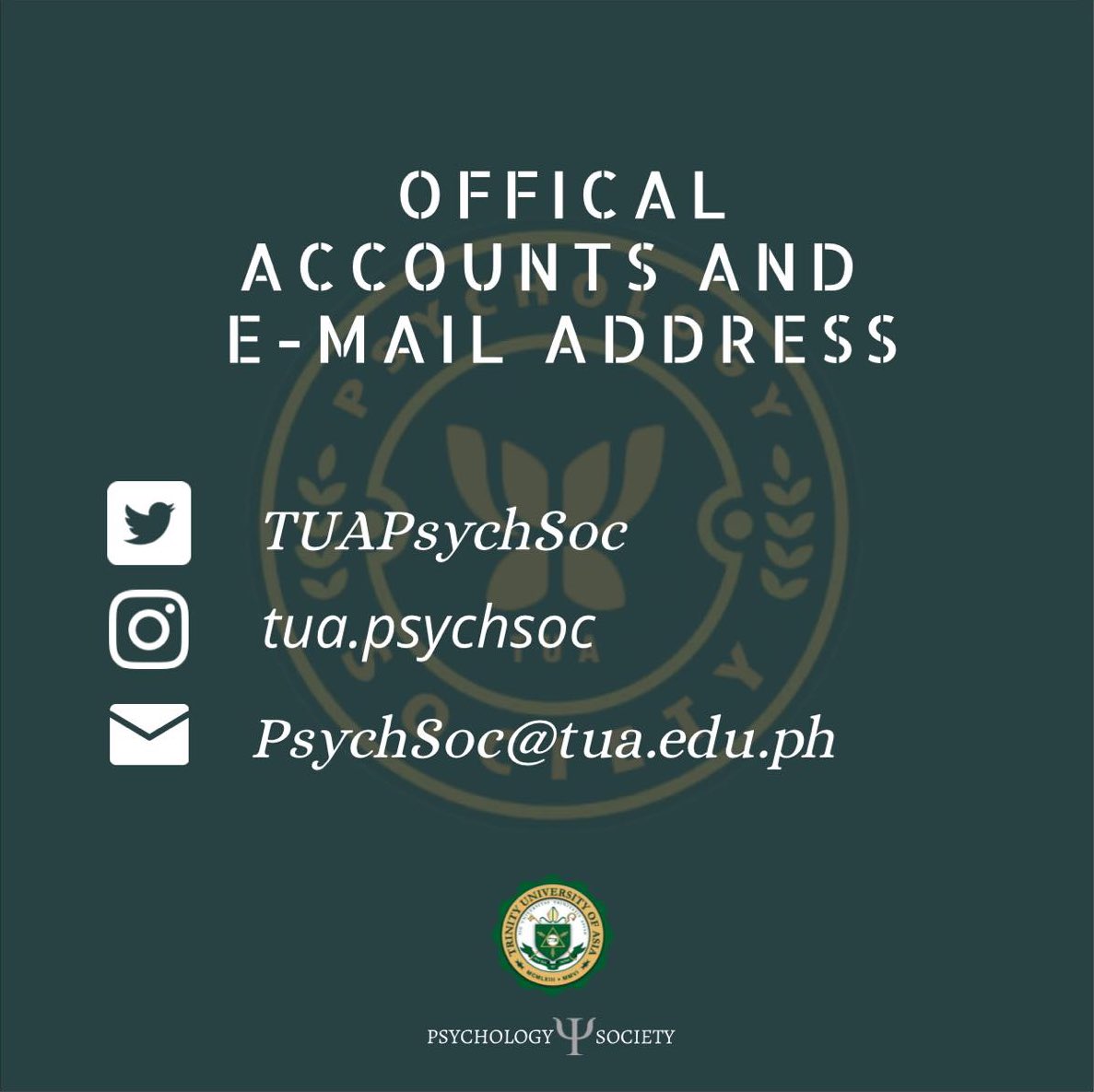 TUA Psychology Society 2021 tweet media