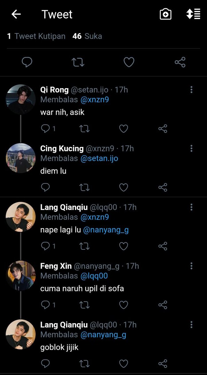 SXuan03's tweet photo. FengQing onetweet au
Iseng✌🏼 https://t.co/Vgf0bQt34Y