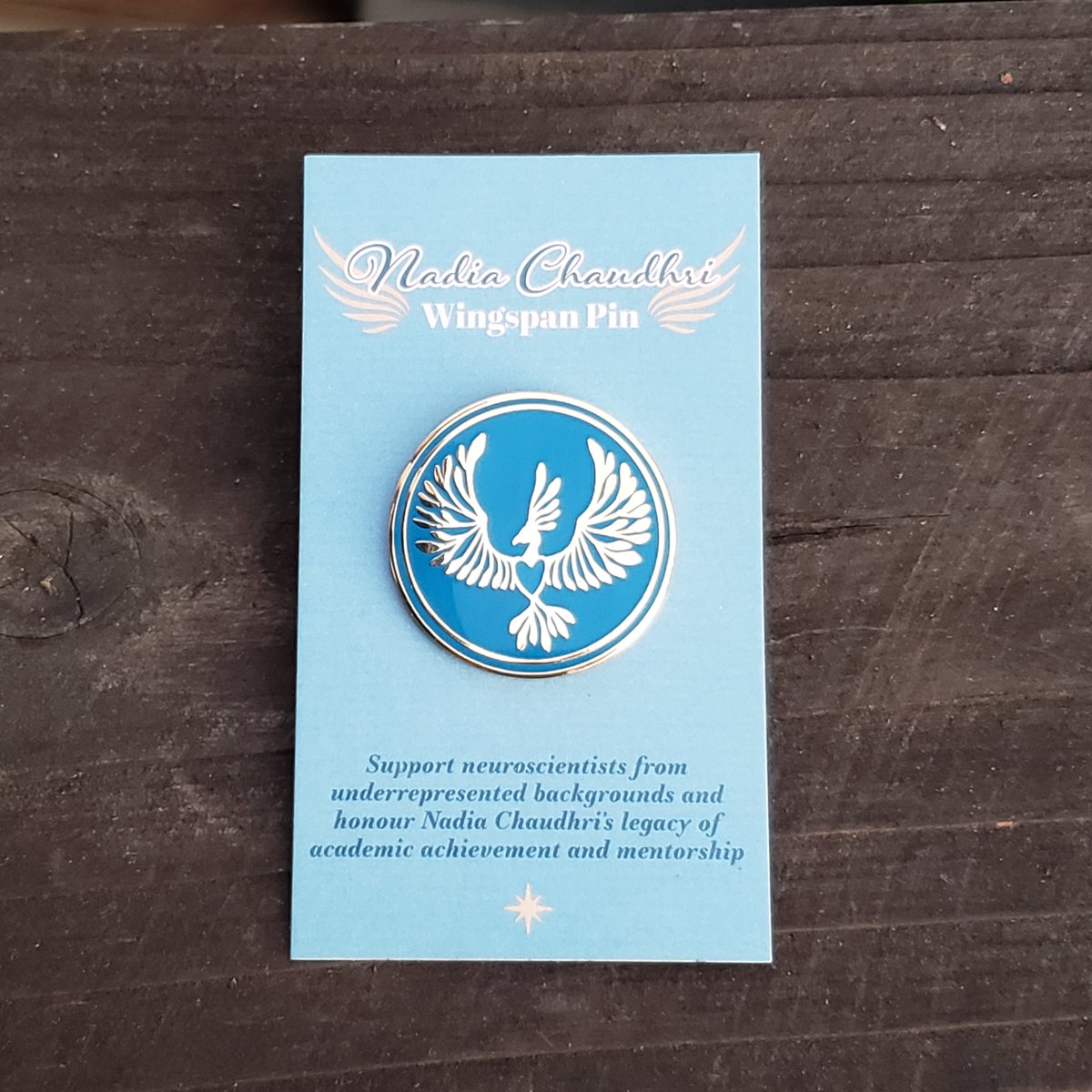 Krista_BH's tweet photo. My beautiful friend and colleague @DrNadiaChaudhri is facing the end of her road with ovarian cancer, but her legacy will live on. Support fellowships for students from underrepresented backgrounds with these gorgeous custom pins from @twophotonart  https://t.co/dKxeeGiP5Z https://t.co/OClFfvU8Ar