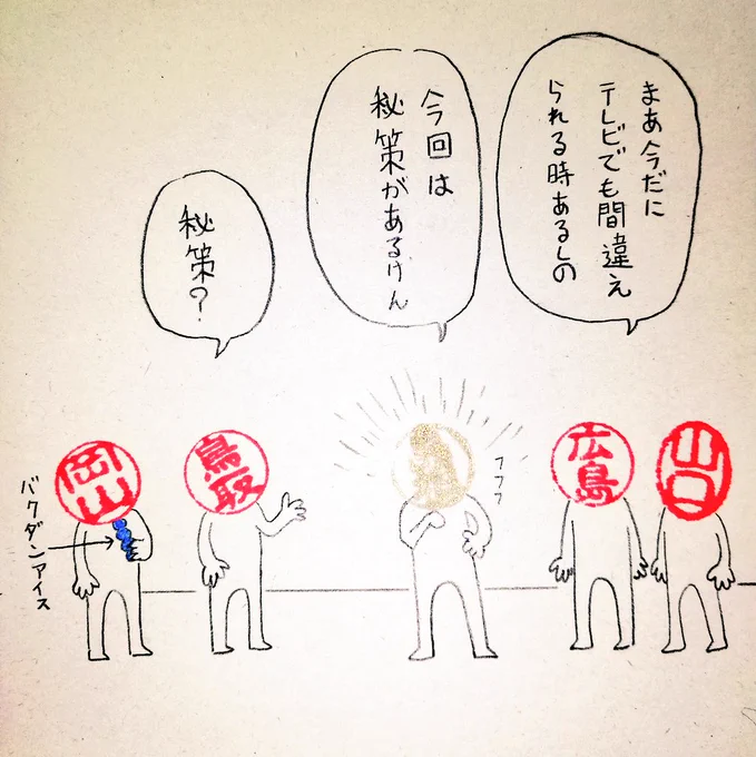 カープもあるし
#ハンコ都道府県 