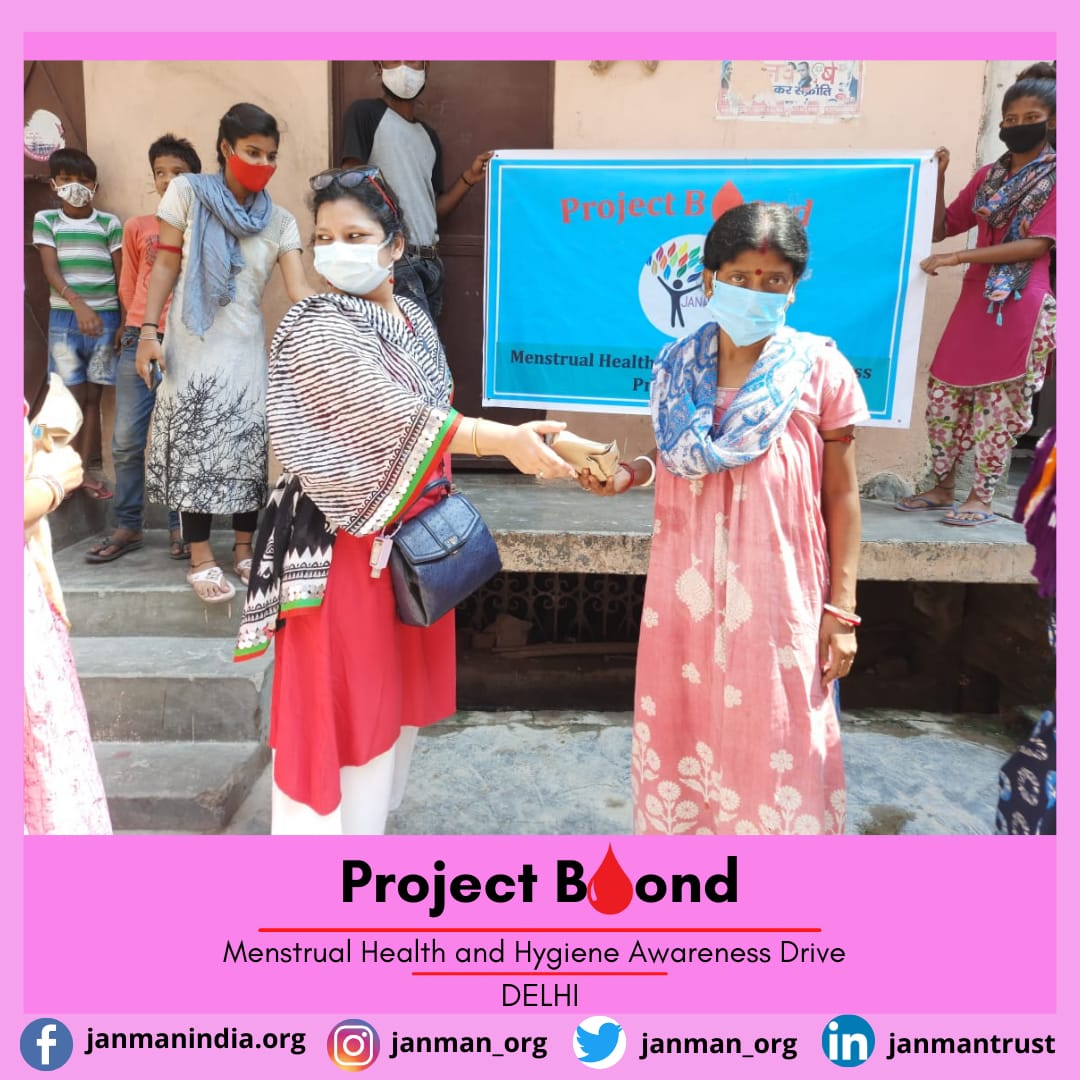 janman_org's tweet photo. Heartfelt gratitude to Mrs. Surbhi for conducting an enriching session on #menstrualhealth in Madanpur Khadar, Delhi. Importance of #MHM can not be emphasised enough, & under #ProjectBoond, we thrive to further its awareness & accessibility. @thebetterindia @IrsAman @PrashantIRAS https://t.co/oWoub4MWUd