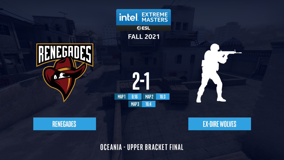 IEM's tweet photo. And just like that @Renegades have checked off some boxes as they defeat #exDireWolves in the series!
Series Win โ๏ธ
Grand Final Spot โ๏ธ
Secured Major Spot โ๏ธ
#IEM
https://t.co/eXWA6m0IIK https://t.co/Ec3gN7leP1
