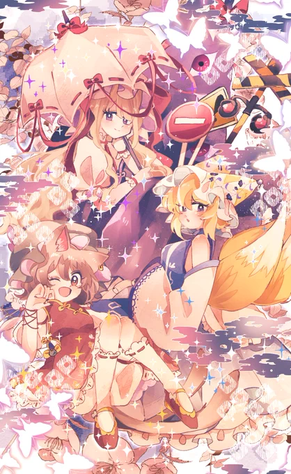 八雲さん家

🎀八雲紫
🦊八雲藍
🐱橙

 #東方Project 