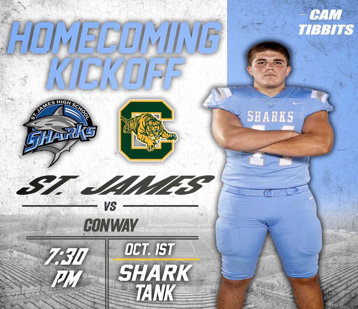DanielDeneenJr3's tweet photo. U already know what time it is. ITS HOMECOMING GAME DAY‼️🦈 Jv got the win last night 14-8. Now it’s our turn to get 2 wins in one week. @CamTibbits @Sapp91 @CoachMMoody @Coach_TNorwood #beatconway #gosharks https://t.co/rEC90bWN7l