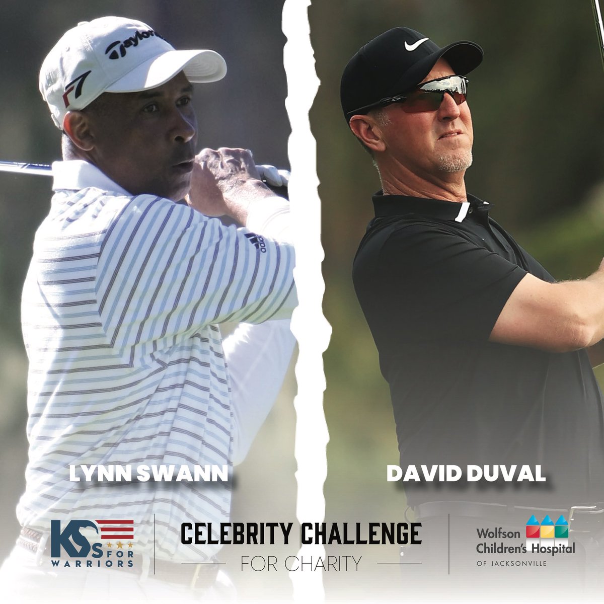 FurykandFriends's tweet photo. Which celebrity team do you think will win the #CelebrityChallengefprCharity?
🔁 @k9sforwarriors Swann &amp; Duval
❤️ @WolfsonChildren Sörenstam &amp; Smith https://t.co/LJ6HxHRKgD