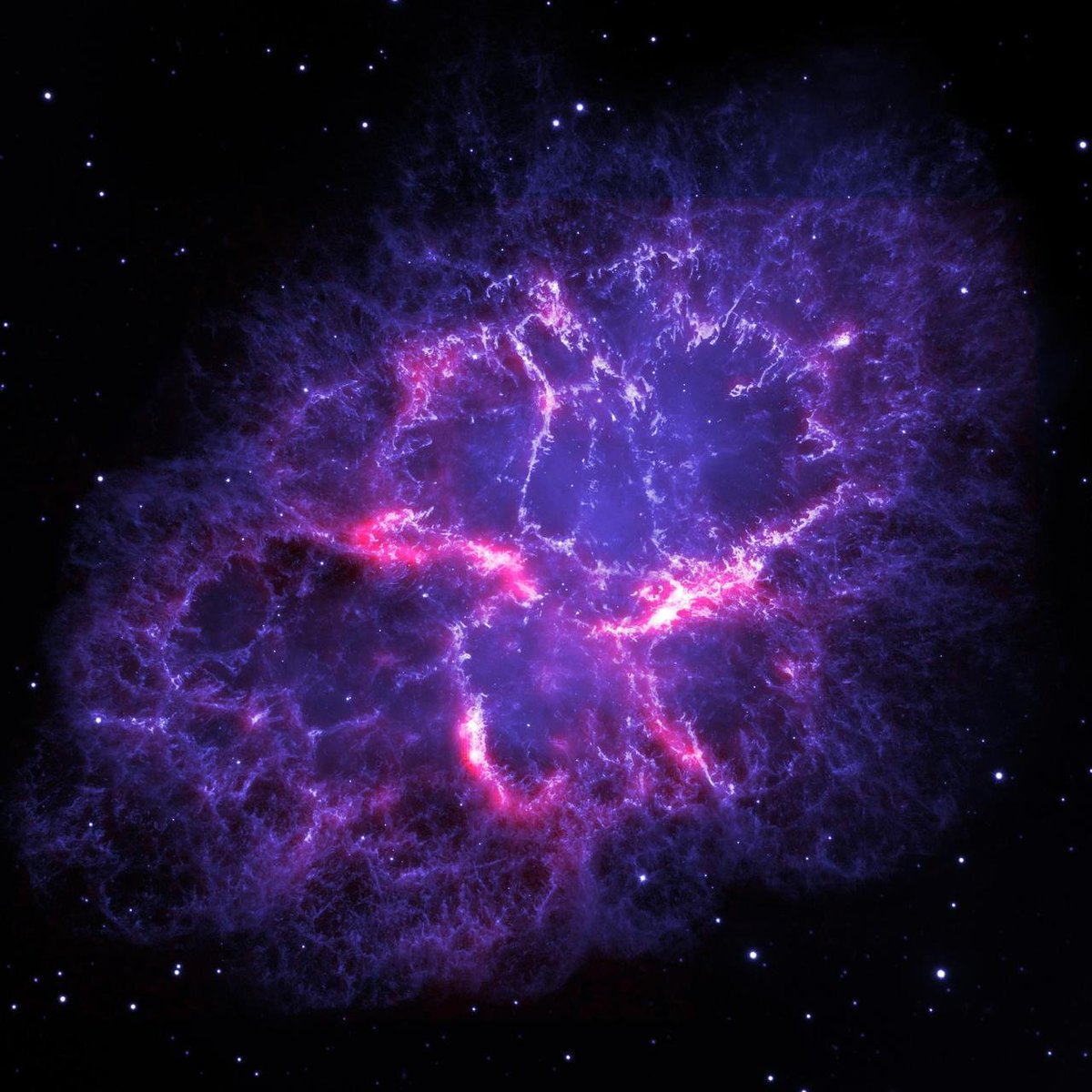 Crab #Nebula by <a href="/NASAHubble/">Hubble</a> 🦀